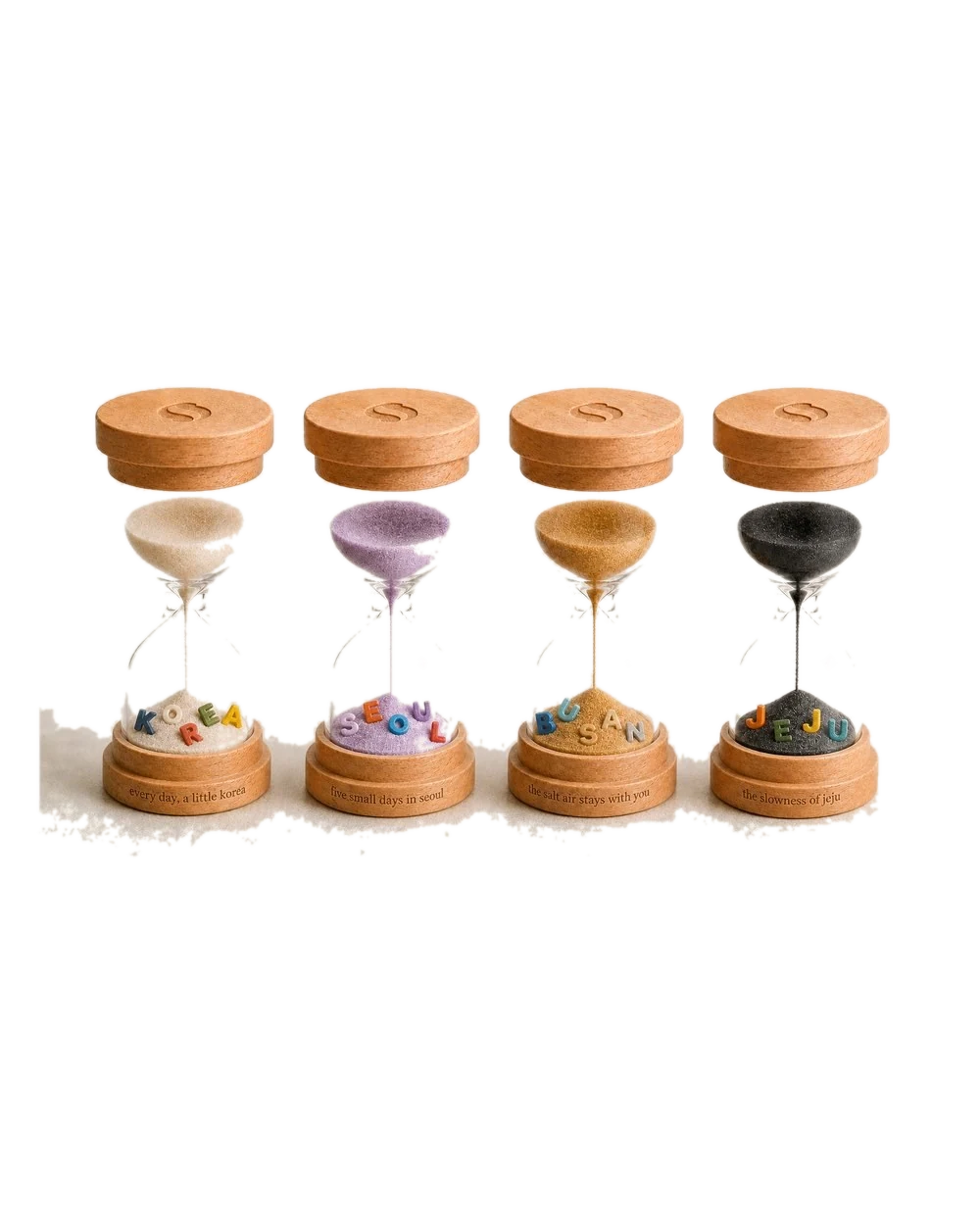 kory sand timers — 4 cities